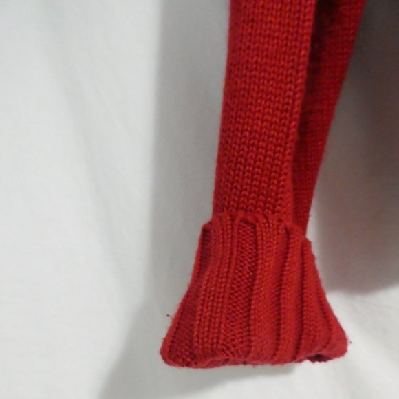 NEW YORK & COMPANY | xl extra large | Red Classic Zip-Up Cardigan | 100% Cotton - Picture 6 of 16